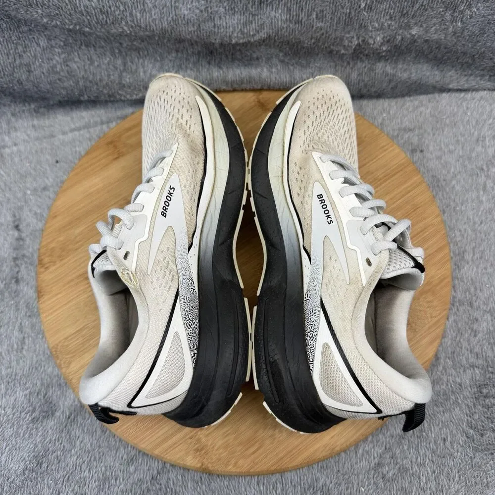 Brooks Trace 3 Shoes Womens Size 6 White Black Mesh Running Sneakers 1204011B191
